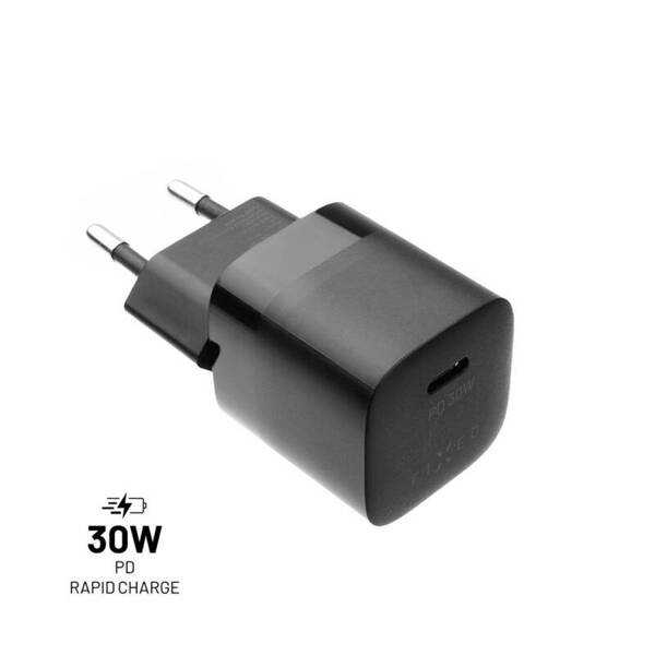 ŁADOWARKA SIECIOWA FIXED MINI USB-C PD 30W CZARNA