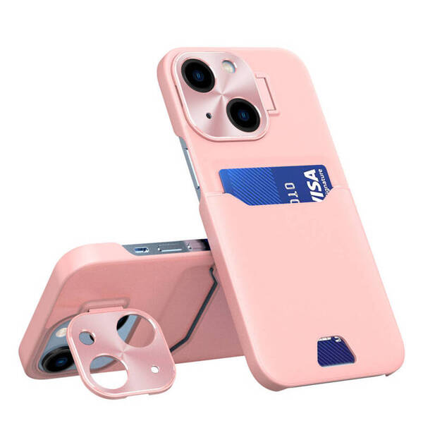 Leather Stand Case | Etui do iPhone 14 Plus - PINK