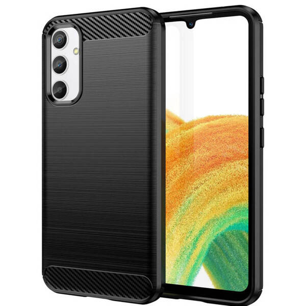 Leo Carbon Armor | Etui do Galaxy A20s - BLACK