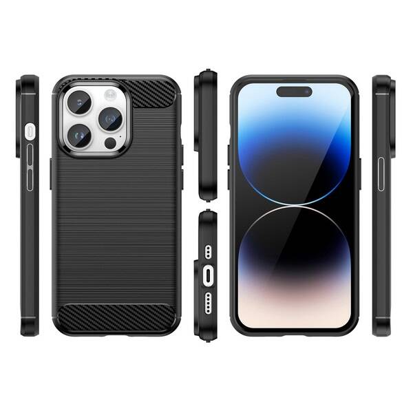 Leo Carbon Armor | Etui do iPhone 13 Pro - BLACK