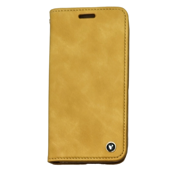 Leo Visko Book | Etui do iPhone 13 - YELLOW