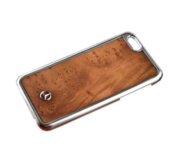 MERCEDES Hard Case etui do Apple iPhone 6+ / 6S Plus - WOOD BROWN