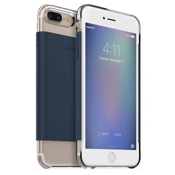 MOPHIE Base Case Wrap etui do Apple iPhone 8+ / 7 Plus - Navy Blue