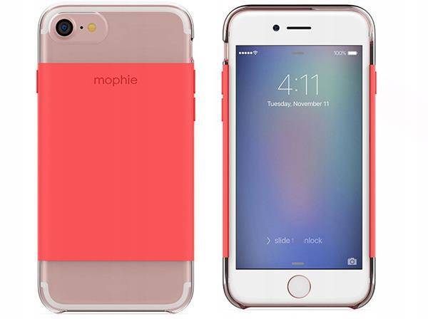 MOPHIE Base Case Wrap etui do Apple iPhone SE 2020 / 8 / 7 - Coral