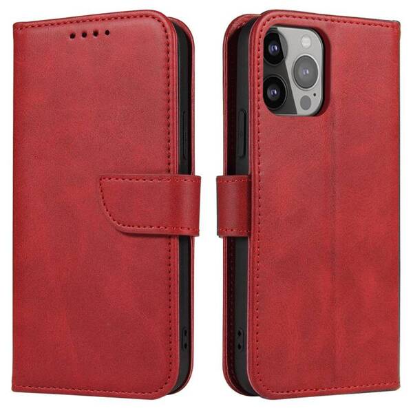 Magnet Book | Etui do iPhone SE2022/SE2020/8/7 - BRICK RED