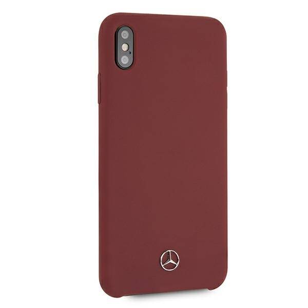 Mercedes MEHCI65SILRE iPhone Xs Max czerwony/red hardcase Silicone Line