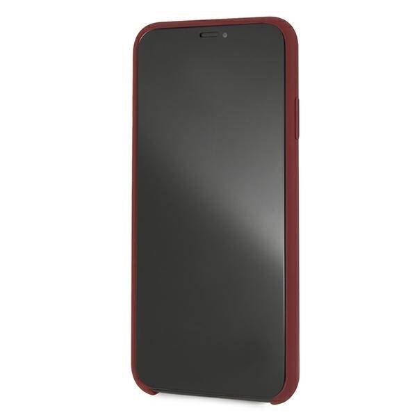 Mercedes MEHCI65SILRE iPhone Xs Max czerwony/red hardcase Silicone Line