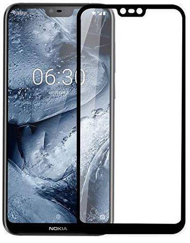 MyScreen Max Glass | Szkło Hartowane do Nokia 6.1 Plus - BLACK