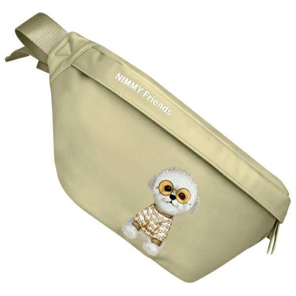 NERKA NA RAMIĘ NIMMY CROSSBODY GLASSES COOL DOG KHAKI