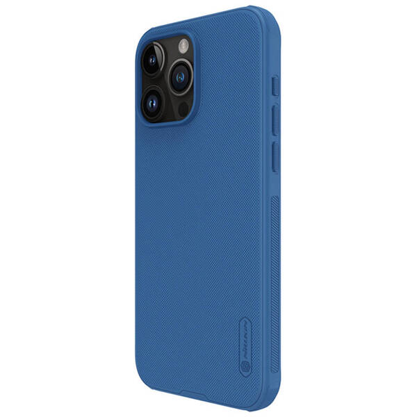 Nillkin Super Frosted Shield Pro | Etui do iPhone 15 Pro Max - BLUE