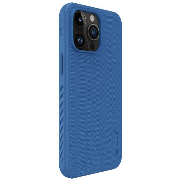 Nillkin Super Frosted Shield Pro | Etui do iPhone 15 Pro Max - BLUE