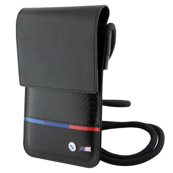 ORYGINALNA TOREBKA SASZETKA WALLET BAG BMW CARBON LINE BLACK