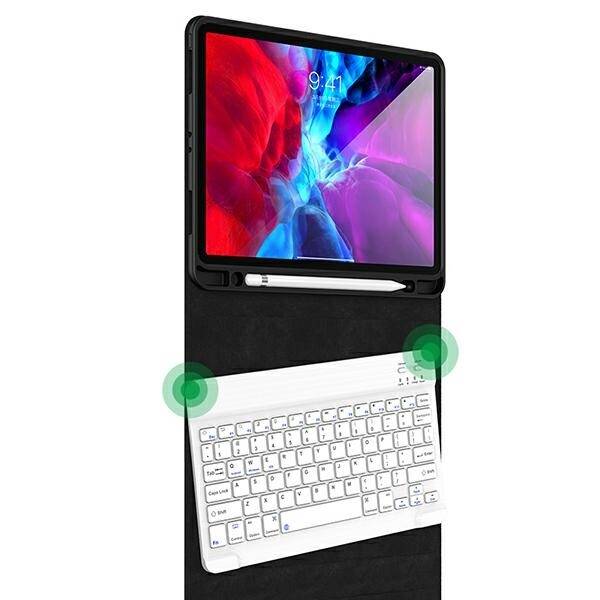 ORYGINALNE ETUI Z KLAWIATURĄ DO IPAD PRO 10.2" USAMS BLACK