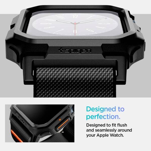 PASEK DO APPLE WATCH 10 46 MM SPIGEN LITE FIT ”PRO” MATTE BLACK OPASKA