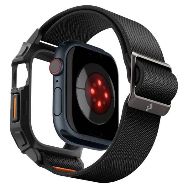 PASEK DO APPLE WATCH 10 46 MM SPIGEN LITE FIT ”PRO” MATTE BLACK OPASKA