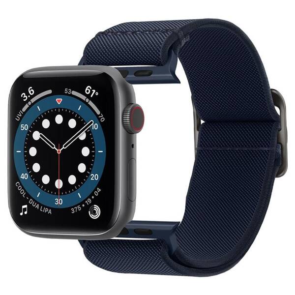 PASEK DO APPLE WATCH 49MM / 45MM / 44MM SPIGEN LITE FIT GRANATOWY