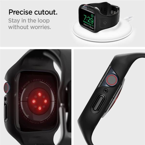 PASEK DO APPLE WATCH 9/8/7 41MM SPIGEN LIQUID AIR PRO BLACK