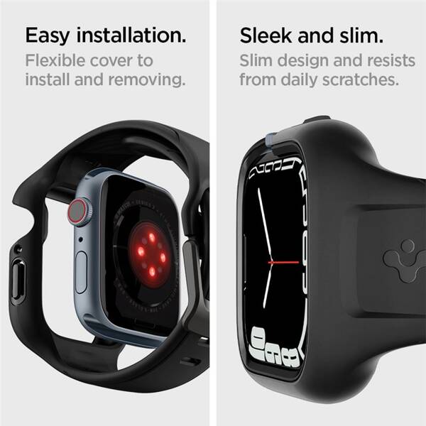 PASEK DO APPLE WATCH 9/8/7 41MM SPIGEN LIQUID AIR PRO BLACK