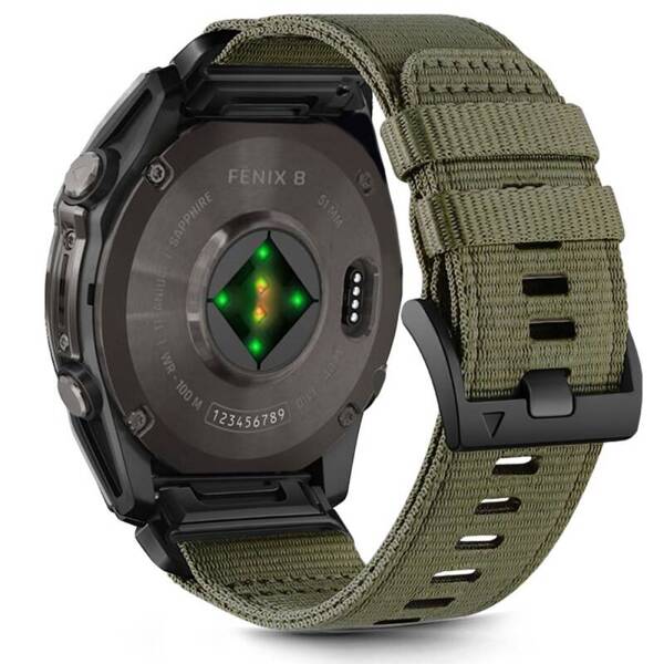 PASEK DO GARMIN FENIX 5 / 6 / 6 PRO / 7 / 8 (47 MM) / E TECH-PROTECT NYLON