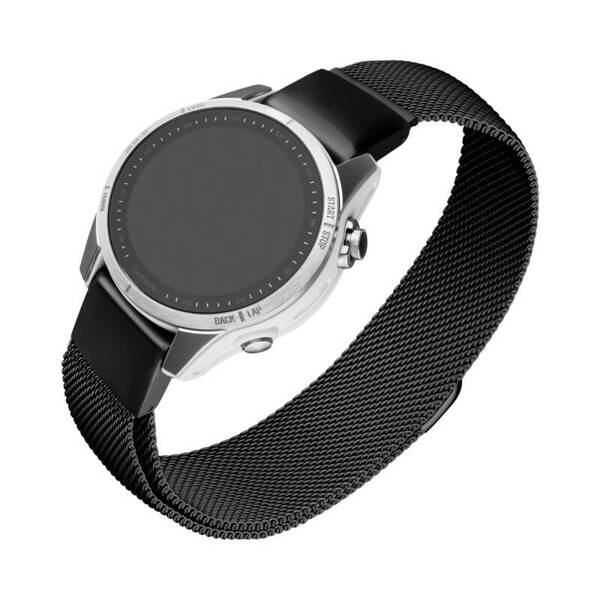 PASEK DO GARMIN QUICKFIT 20 MM FIXED MESH ZE STALI NIERDZEWNEJ CZARNY