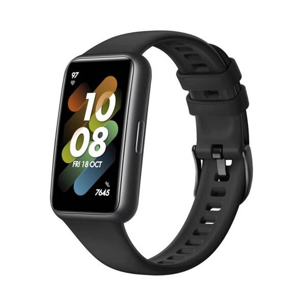 PASEK DO HUAWEI BAND 7 FIXED SILIKONOWY CZARNY