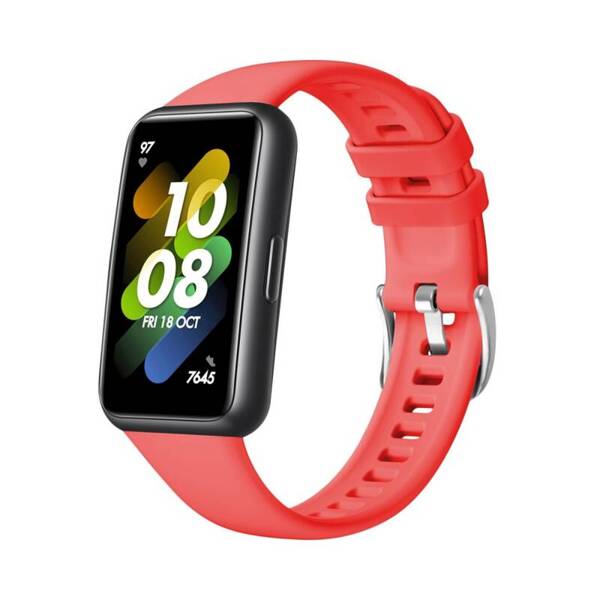 PASEK DO HUAWEI BAND 7 SILIKONOWY FIXED CZERWONY