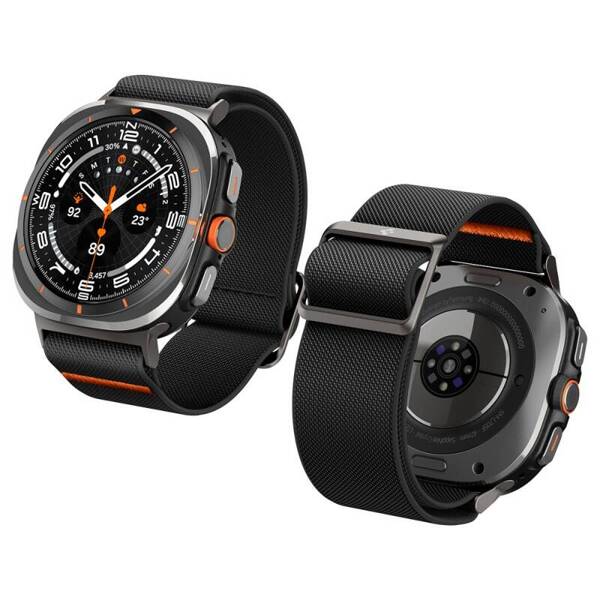 PASEK DO SAMSUNG GALAXY WATCH ULTRA 47 MM SPIGEN FIT LITE CZARNY