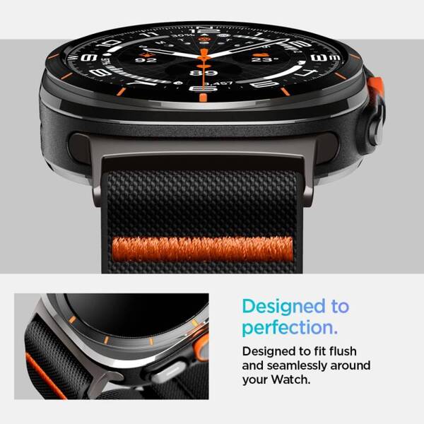 PASEK DO SAMSUNG GALAXY WATCH ULTRA 47 MM SPIGEN FIT LITE CZARNY