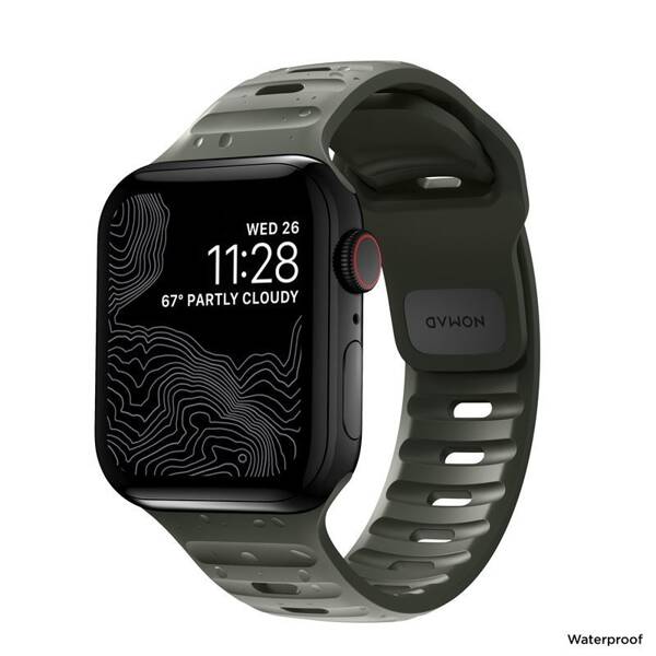 PASEK NOMAD SPORT DO APPLE WATCH 42 / 44 / 45 / 49 mm CZARNY