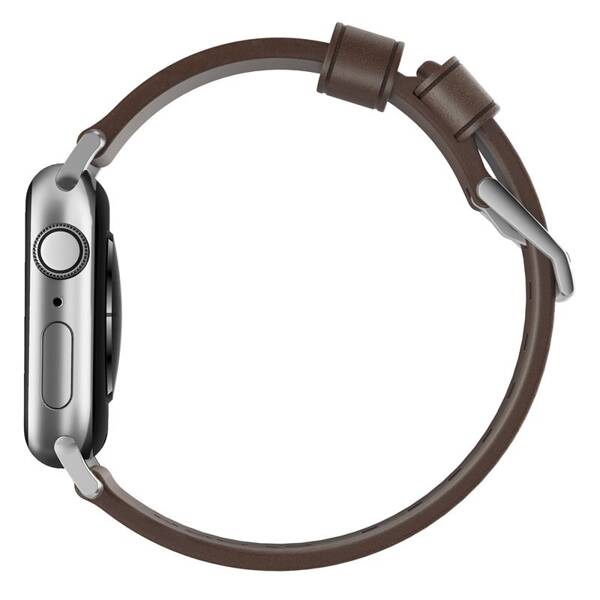 PASEK SKÓRZANY NOMAD BRĄZOWY DO APPLE WATCH 42 / 44 / 45 / 49 mm