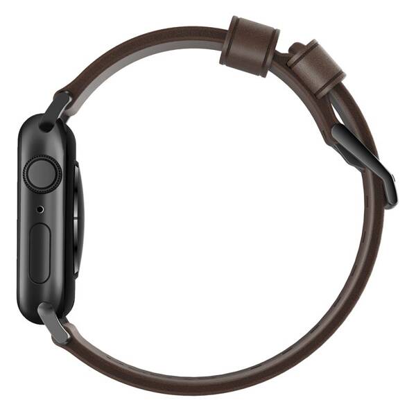 PASEK SKÓRZANY NOMAD BRĄZOWY DO APPLE WATCH 42 / 44 / 45 / 49 mm