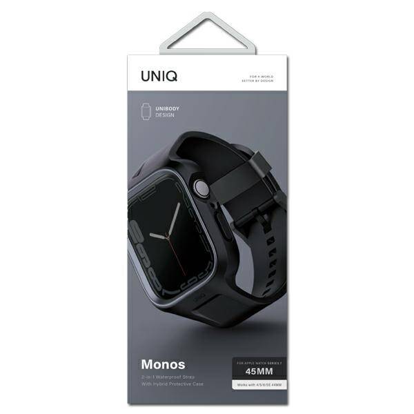 PASEK Z ETUI DO APPLE WATCH 4/5/6/7/8/9/SE/SE2 44/45MM UNIQ MONOS 2IN1