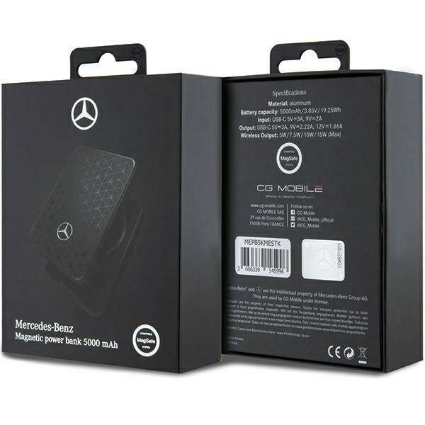 POWER BANK MAGSAFE MERCEDES 15W 5000mAh BLACK