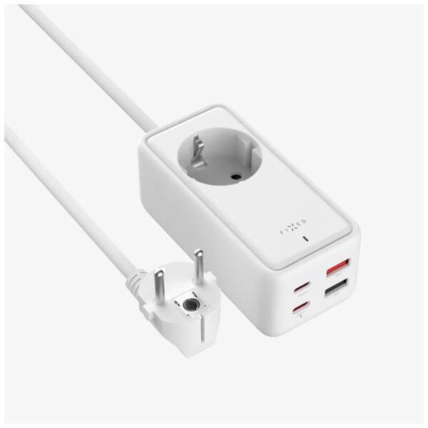 PRZEDŁUŻACZ SIECIOWY FIXED CHARGING STRIP 2XUSB-C 2XUSB GAN III 1,5 M PD65W