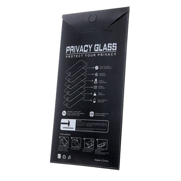 Privacy Glass | Szkło Prywatyzujące do Galaxy S20 FE - BLACK