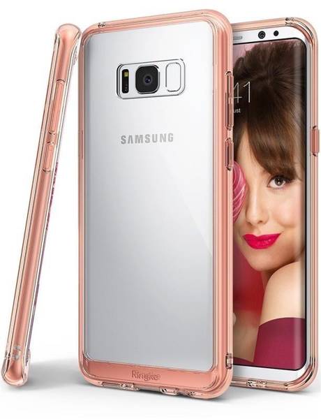 RINGKE Fusion etui do Samsung Galaxy S8 Plus G955 - Rose Gold Crystal