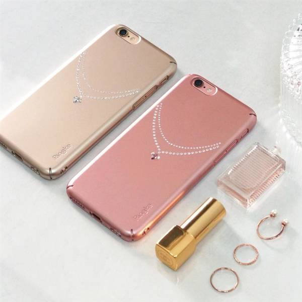 RINGKE Slim Noble etui do iPhone 6 / 6S - NECKLACE ROSE GOLD