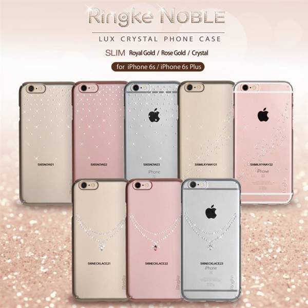 RINGKE Slim Noble etui do iPhone 6 / 6S - NECKLACE ROSE GOLD