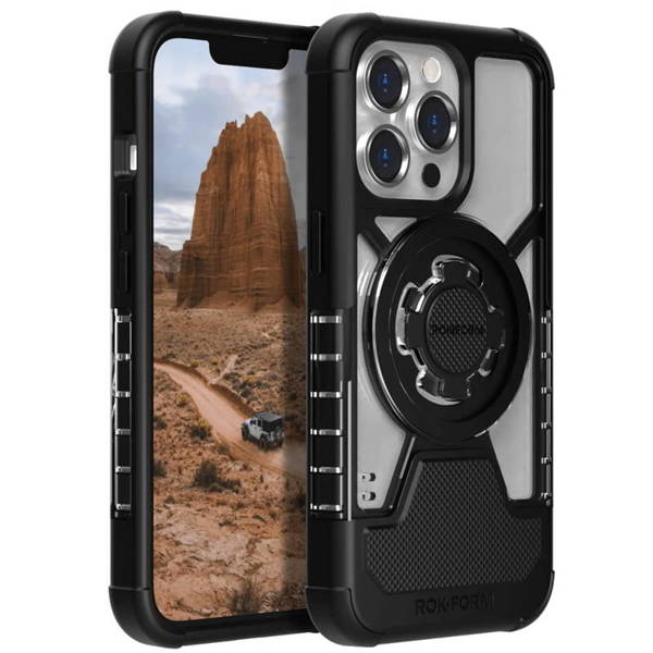 RokForm Crystal | Etui do iPhone 13 Pro - BLACK/CLEAR