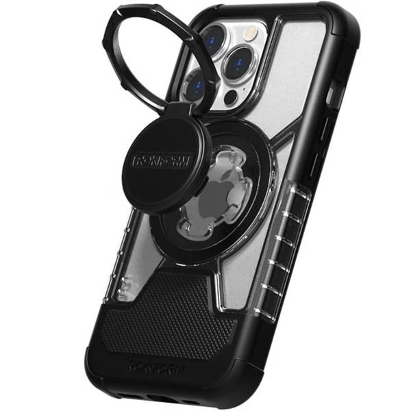 RokForm Crystal | Etui do iPhone 13 Pro - BLACK/CLEAR