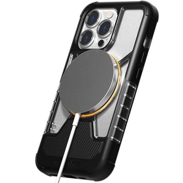 RokForm Crystal | Etui do iPhone 13 Pro - BLACK/CLEAR