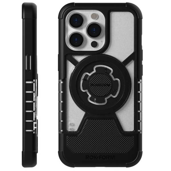 RokForm Crystal | Etui do iPhone 13 Pro - BLACK/CLEAR