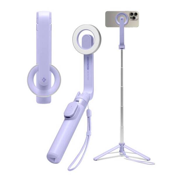 SELFIE STICK TRIPOD SPIGEN S571W MAGSAFE BLUETOOTH LAVENDER