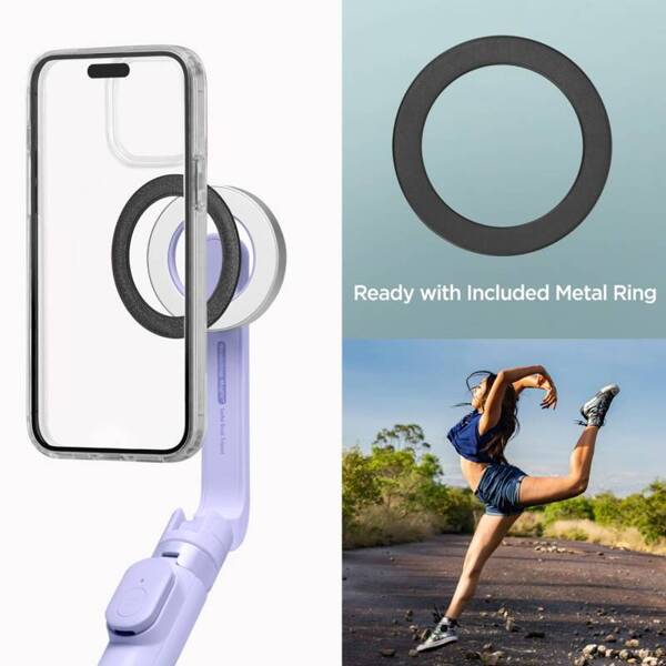 SELFIE STICK TRIPOD SPIGEN S571W MAGSAFE BLUETOOTH LAVENDER