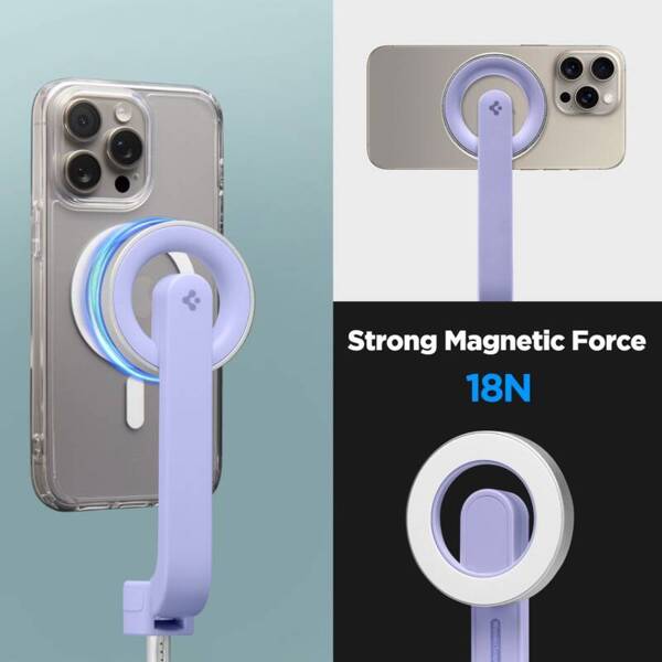 SELFIE STICK TRIPOD SPIGEN S571W MAGSAFE BLUETOOTH LAVENDER