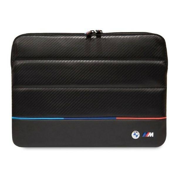 SKÓRZANA TORBA NA LAPTOPA BMW 14" FUTERAŁ BLACK SLEEVE