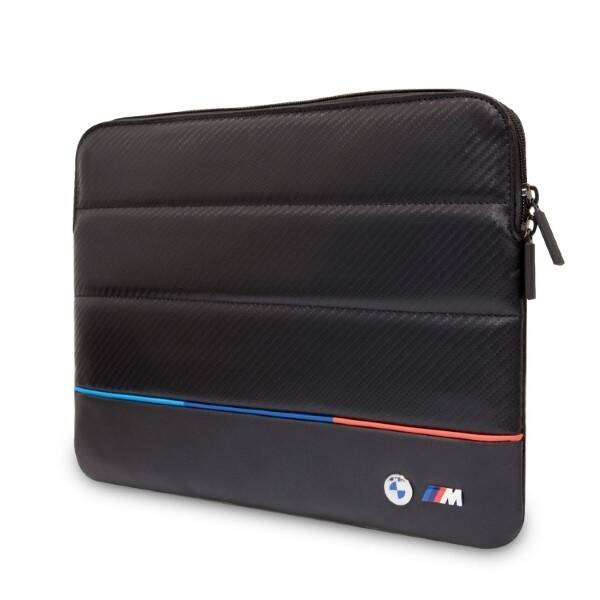 SKÓRZANA TORBA NA LAPTOPA BMW 14" FUTERAŁ BLACK SLEEVE