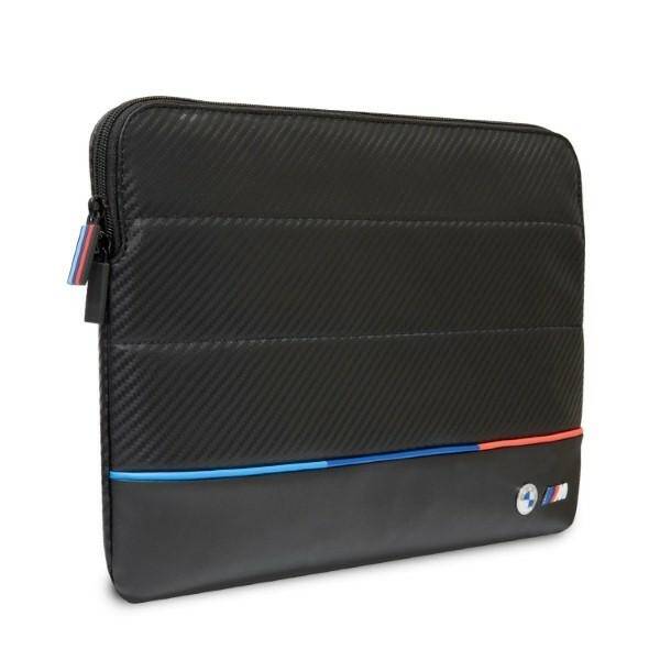 SKÓRZANA TORBA NA LAPTOPA BMW 14" FUTERAŁ BLACK SLEEVE