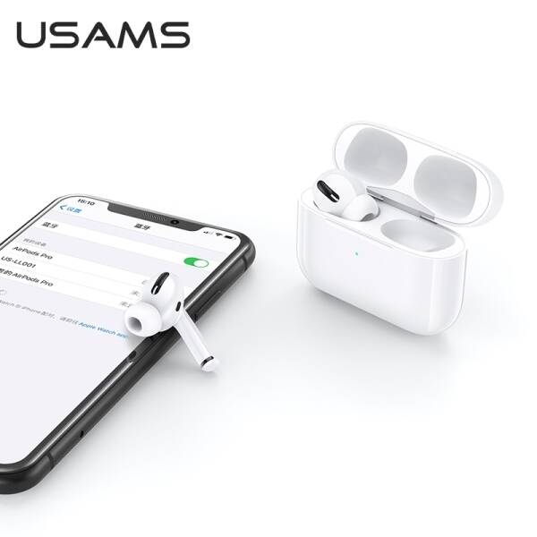 SŁUCHAWKI BLUETOOTH BEZPRZEWODOWE 5.0 USAMS TWS WHITE