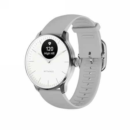 SMARTWATCH ZEGAREK HYBRYDOWY WITHINGS SCANWATCH LIGHT 37MM BIAŁY